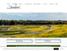 Tablet Screenshot of farmsteadgolflinks.com